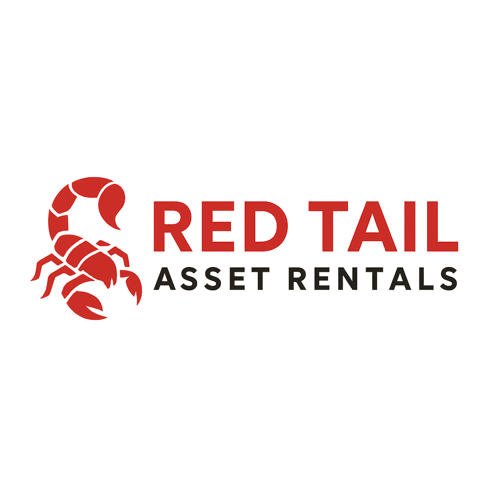 Red Tail Asset Rentals brand banner